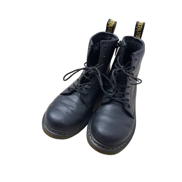 Dr Martens JUNIOR 1460 SOFTY T LEATHER LACE UP BOOTS Size 3Y - Picture 1 of 9